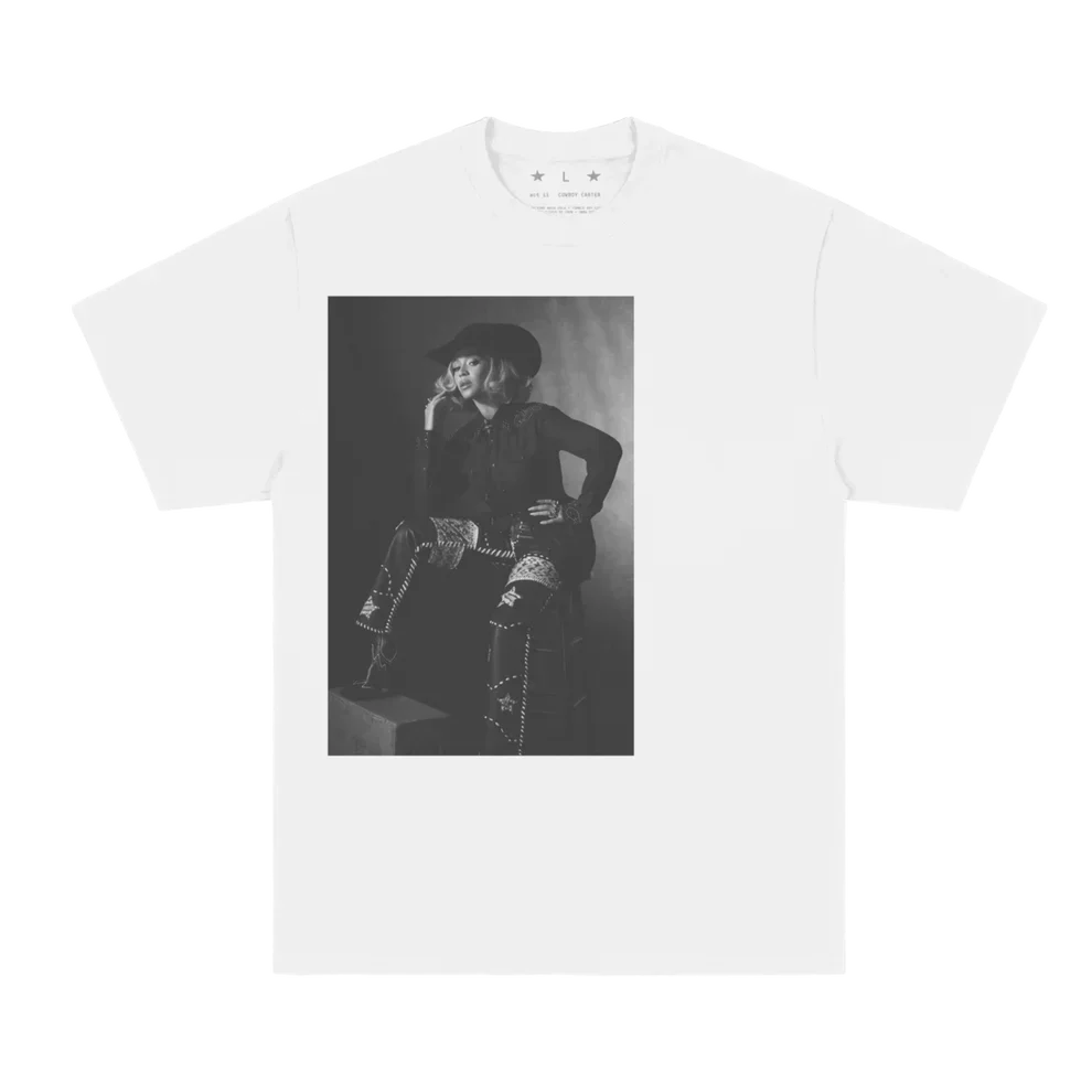 COWBOY CARTER SHORT SLEEVE TEE - WHITE