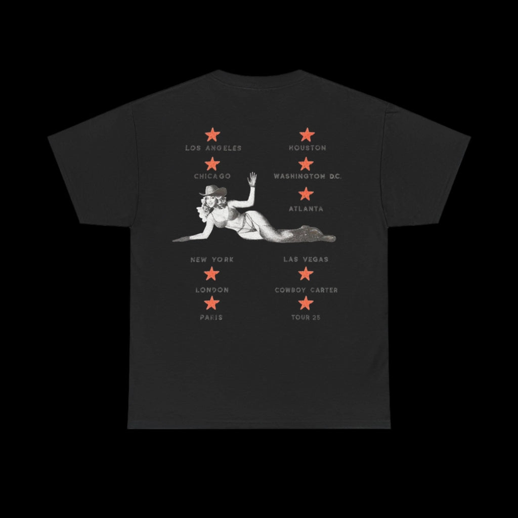 Beyonce Merch - Cowboy Carter This Ain't A Country Tour Black Tee