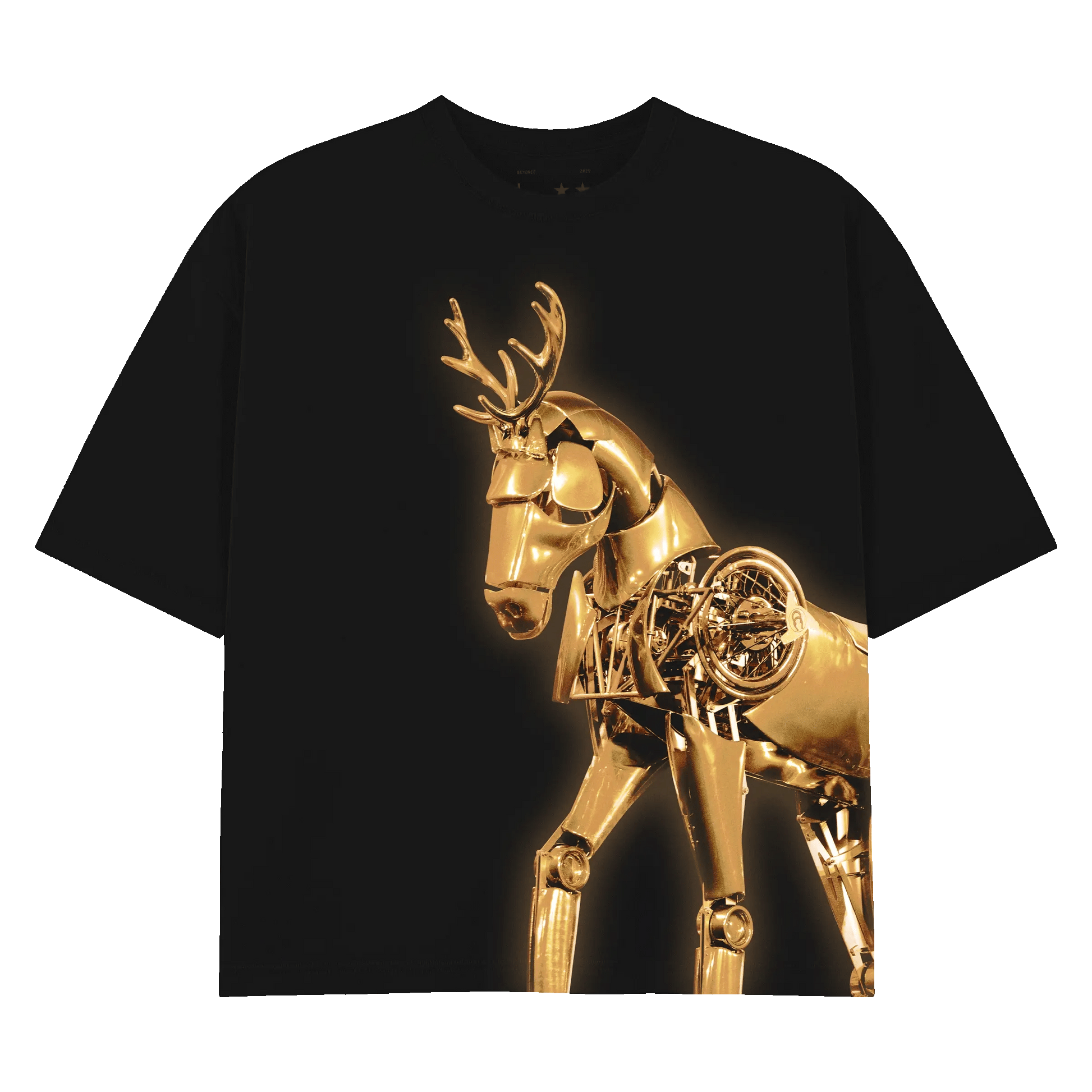 Beyoncé Gold Reindeer Tee – Limited Edition Holiday Merch