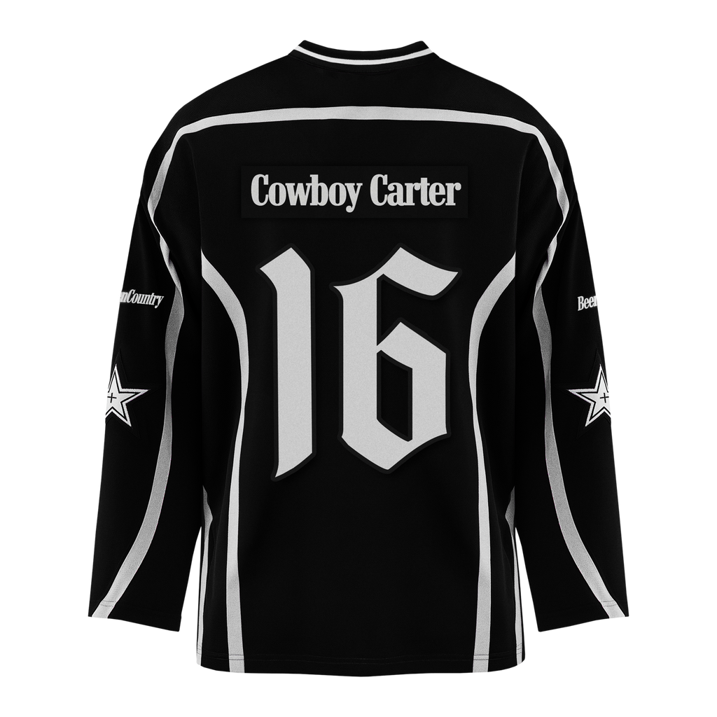 COWBOY CARTER HOCKEY JERSEY - BLACK - image 3