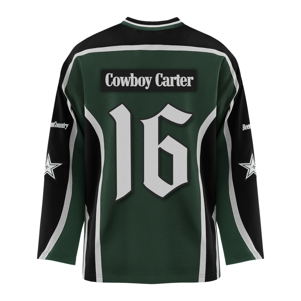 COWBOY CARTER HOCKEY JERSEY - GREEN - image 3