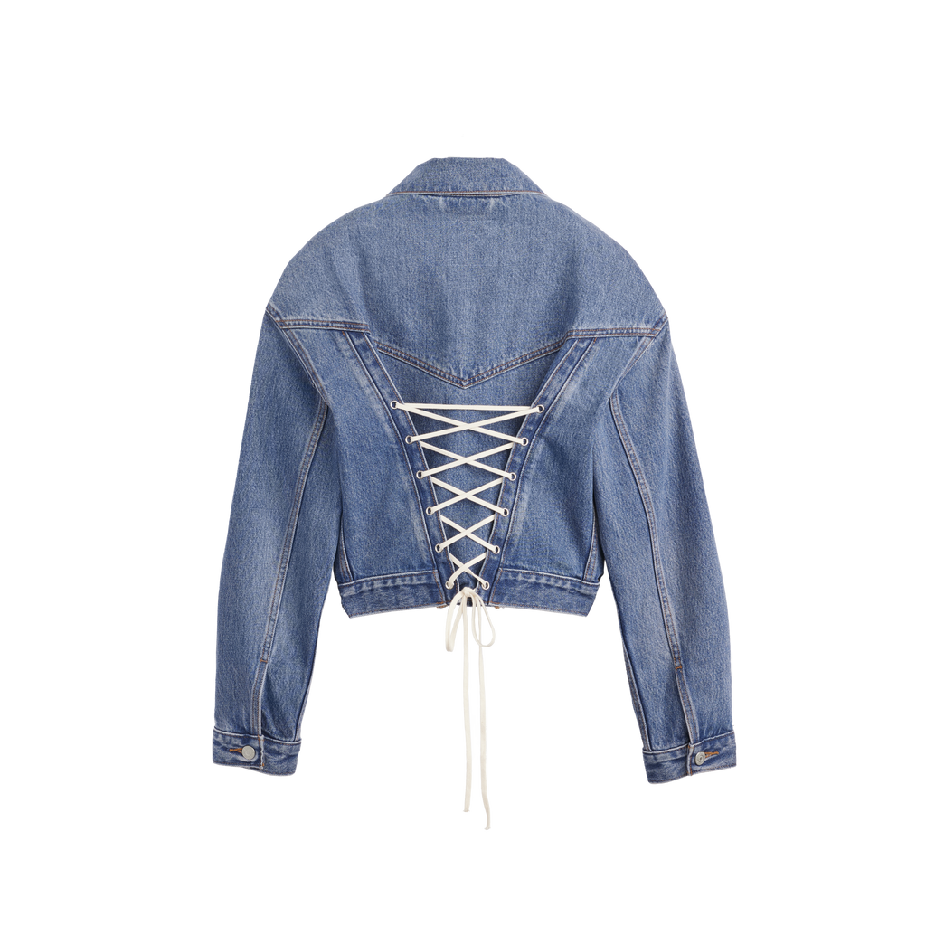 BEYONCÉ X LEVI'S® '90S SHRUNKEN TRUCKER LACED UP - image 2