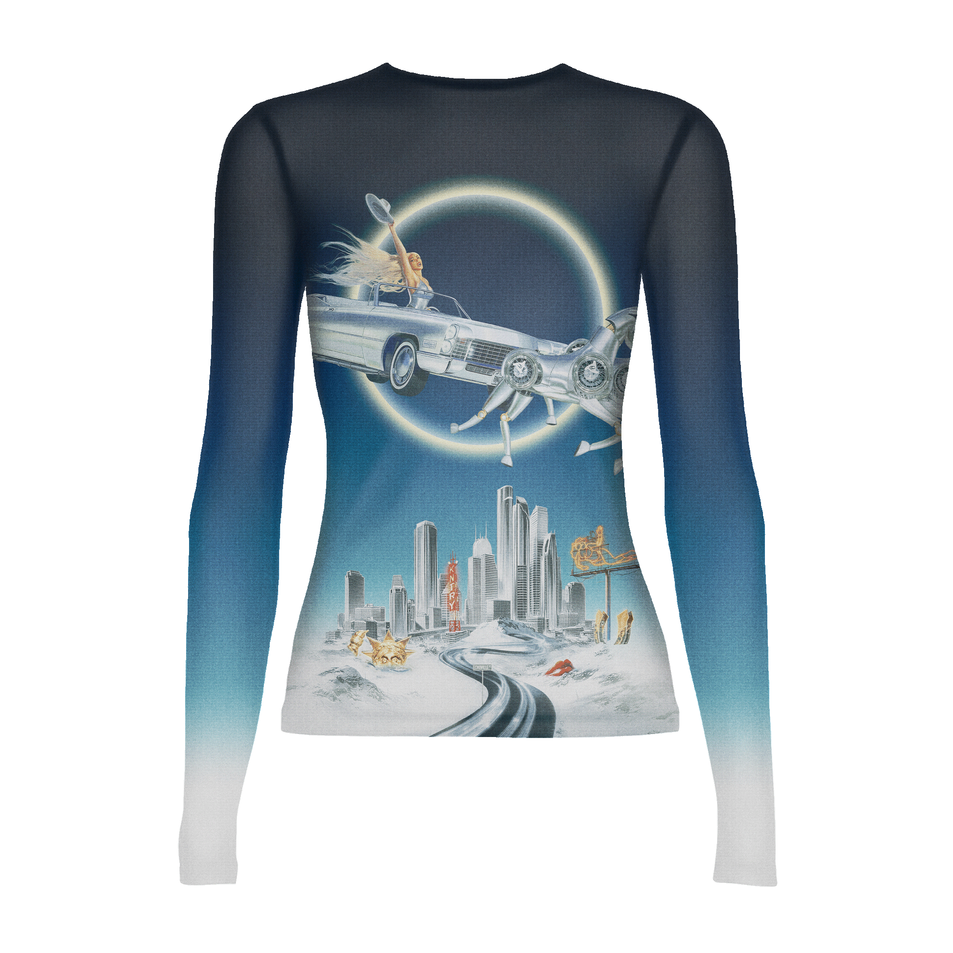 SILVER SLEIGH MESH LS