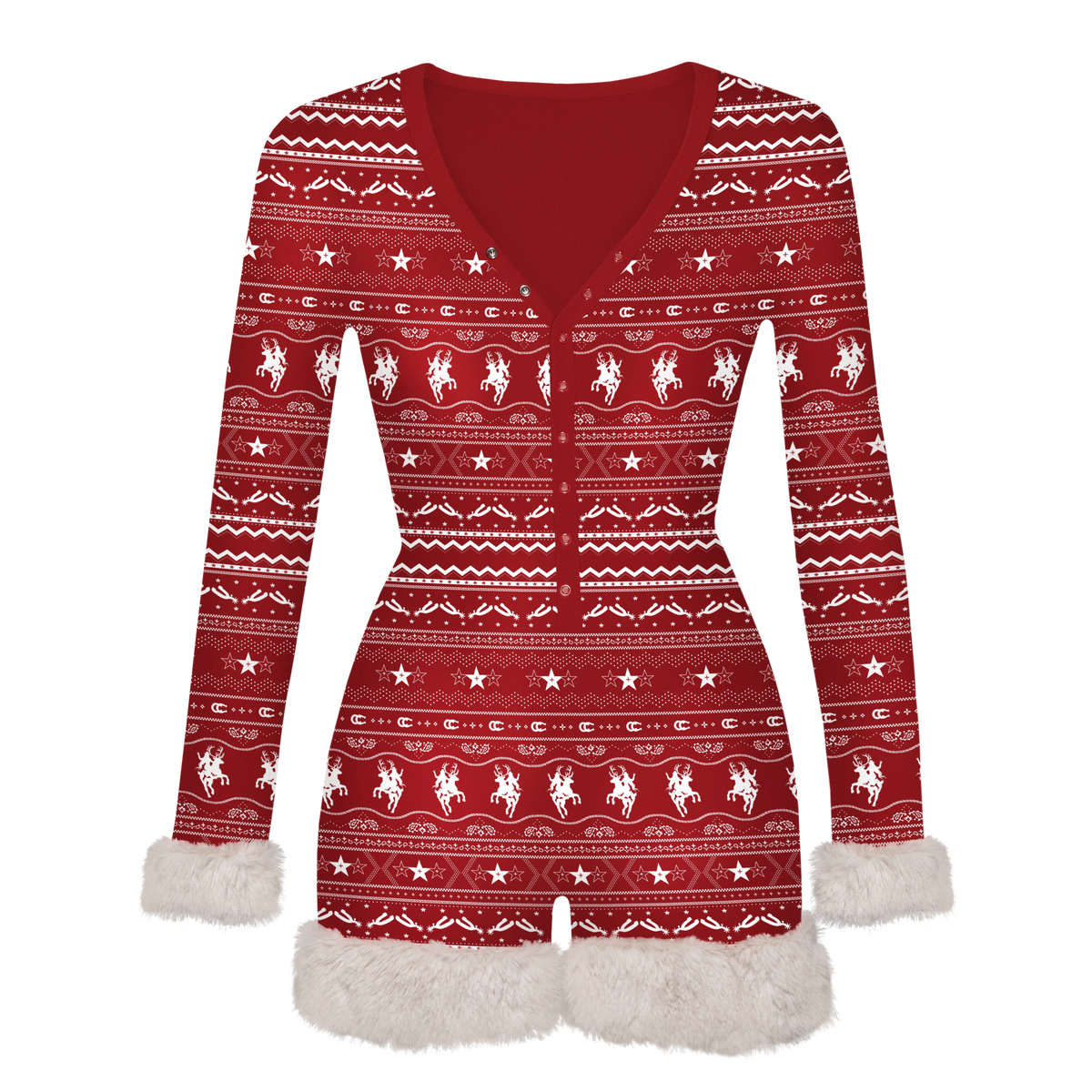 BEEN COUNTRY FUR ROMPER PJ - image 2