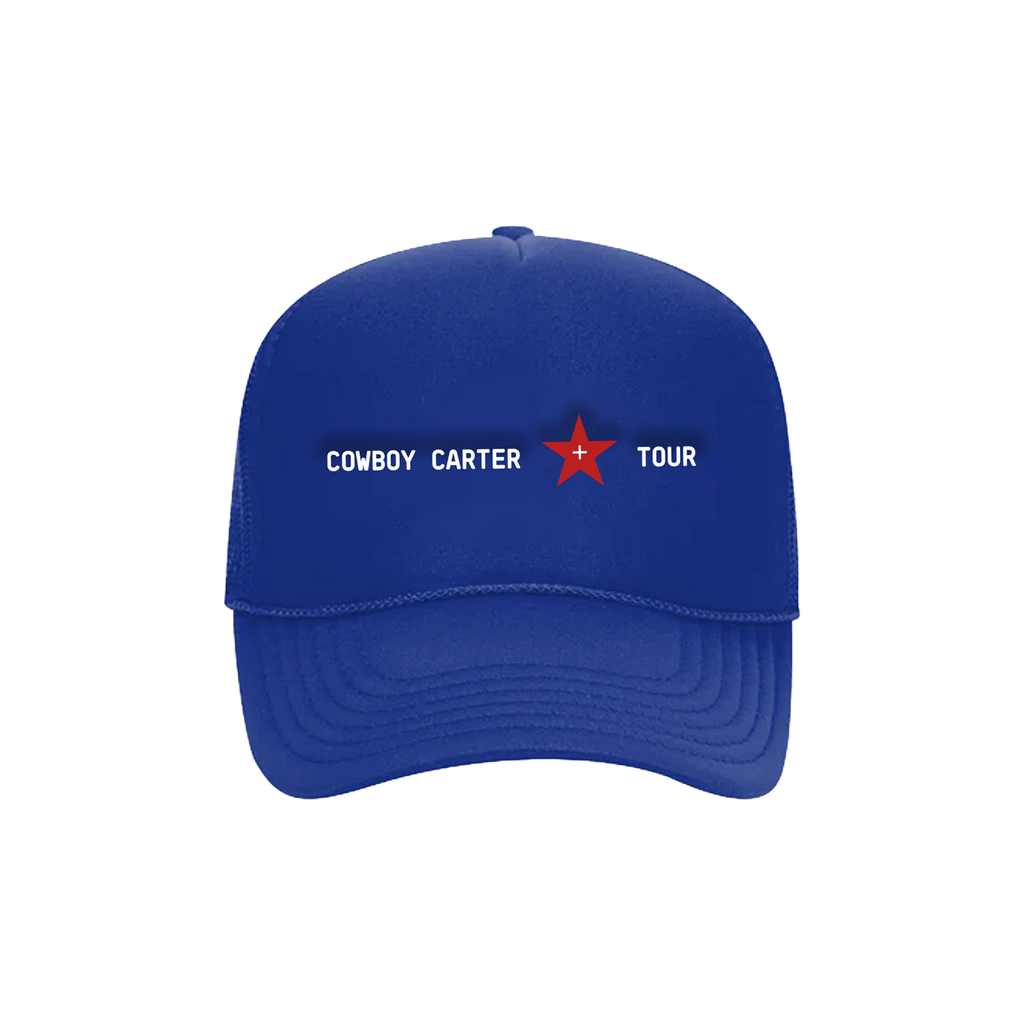BLUE TRUCKER HAT