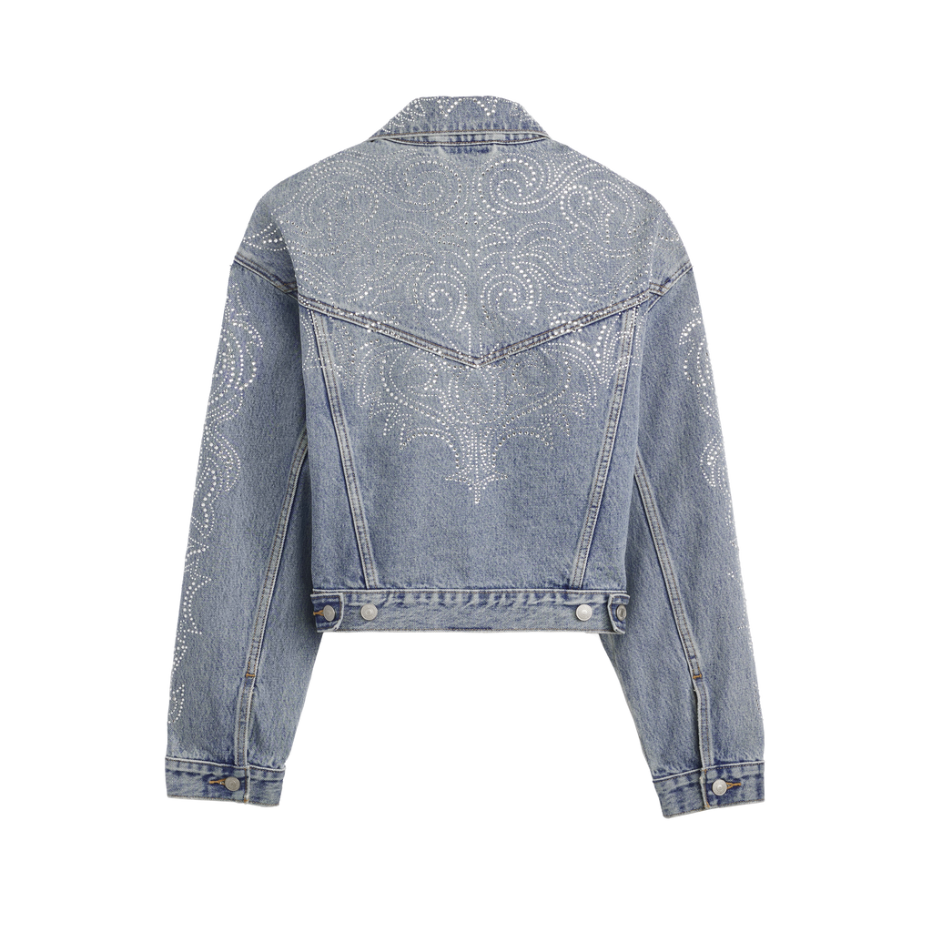 BEYONCÉ X LEVI'S® '90S SHRUNKEN TRUCKER WESTERN CRYSTAL - image 2