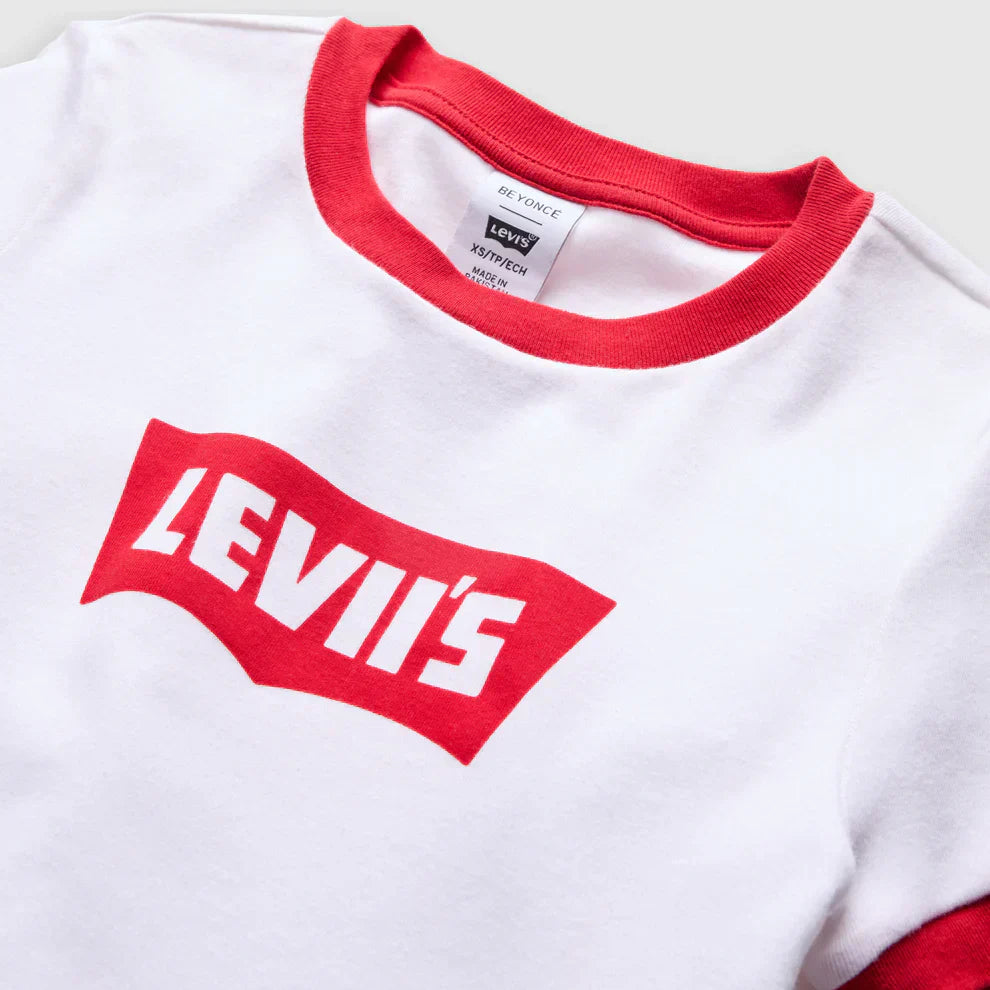 BEYONCÉ X LEVI'S® GRAPHIC ESSENTIAL SPORTY RINGER TEE