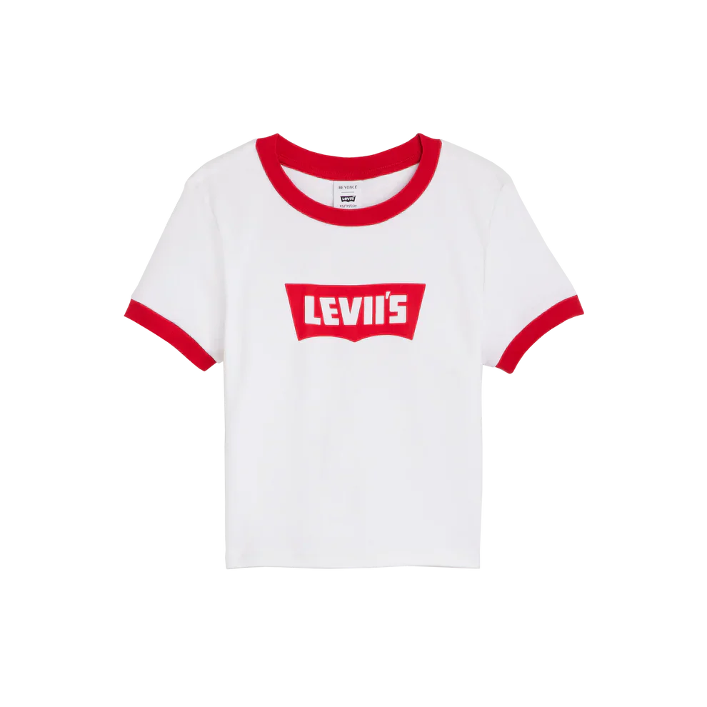 Beyoncé X Levi's Graphic Sporty Ringer Tee | Official Collab – OFFICIAL ...