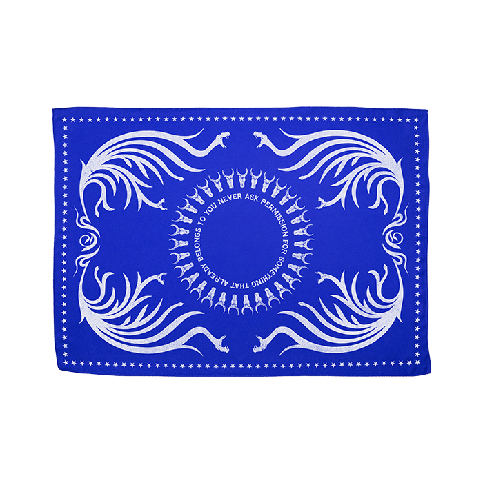 COWBOY CARTER TOUR BLUE BANDANA - image 2