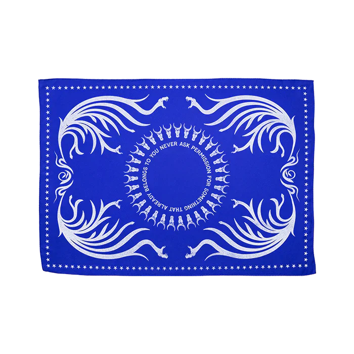 COWBOY CARTER TOUR BLUE BANDANA
