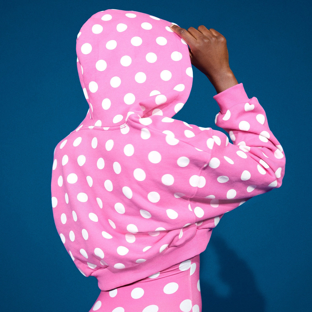 CHECK ON IT HOODIE - PINK - image 2