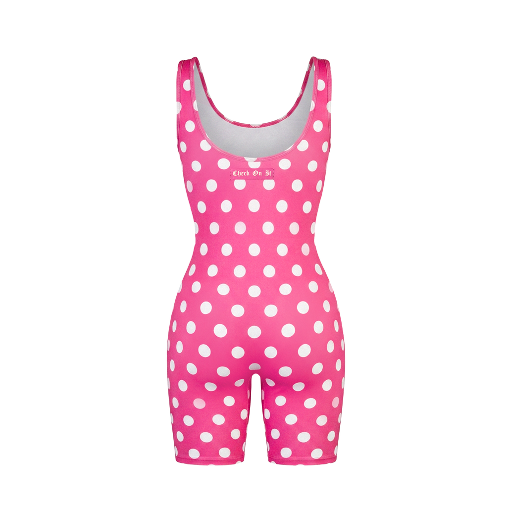 CHECK ON IT PINK PLAYSUIT - image 4