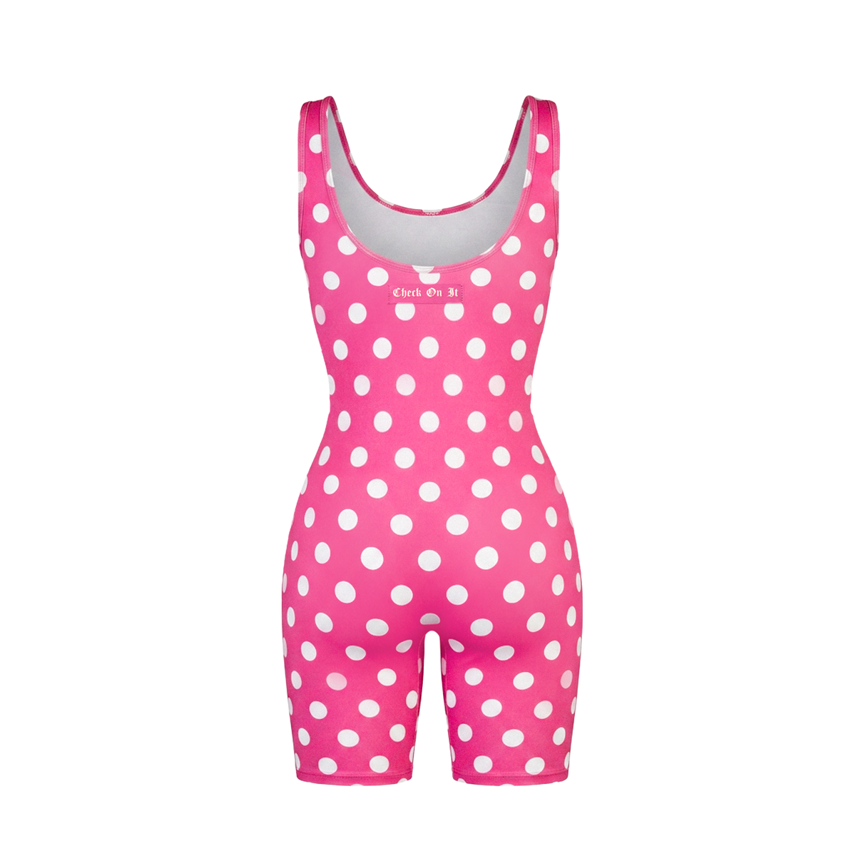 CHECK ON IT PINK PLAYSUIT - image 4