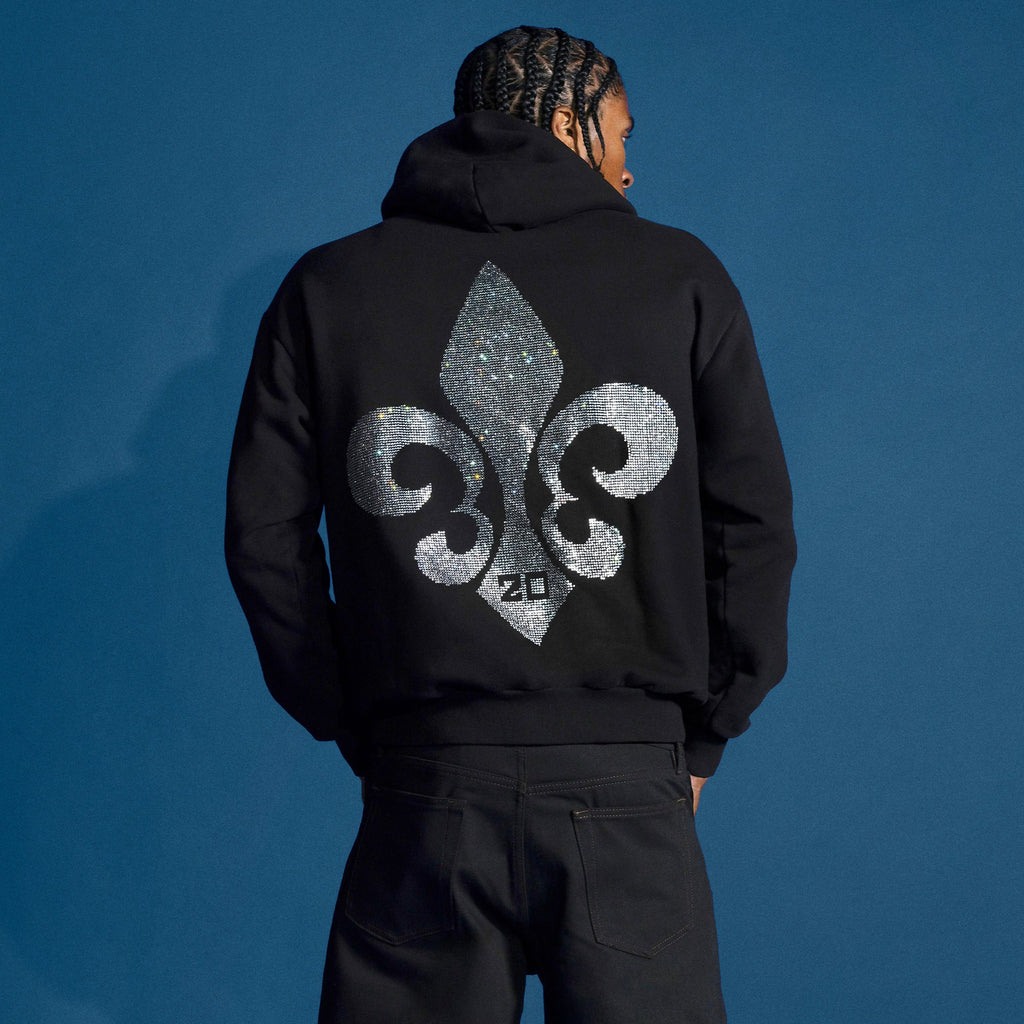 B'DAY CRYSTAL HOODIE - BLACK - image 2