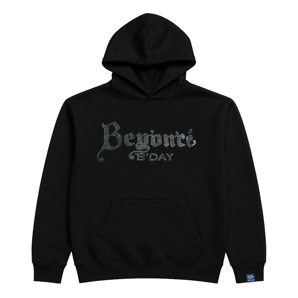 B'DAY CRYSTAL HOODIE - BLACK - image 3