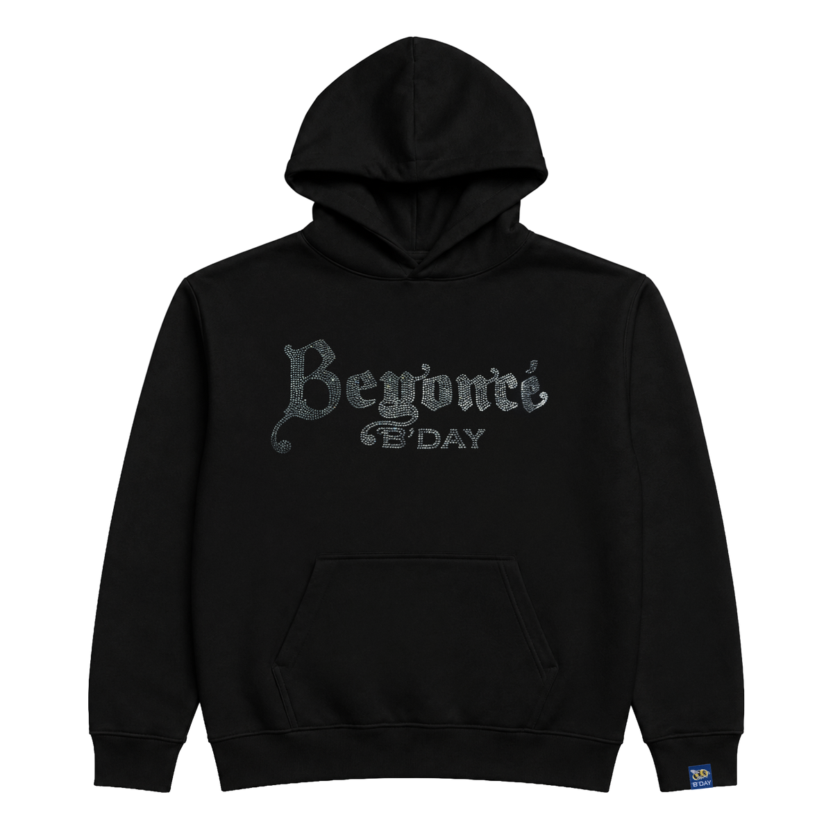 B'DAY CRYSTAL HOODIE - BLACK - image 3