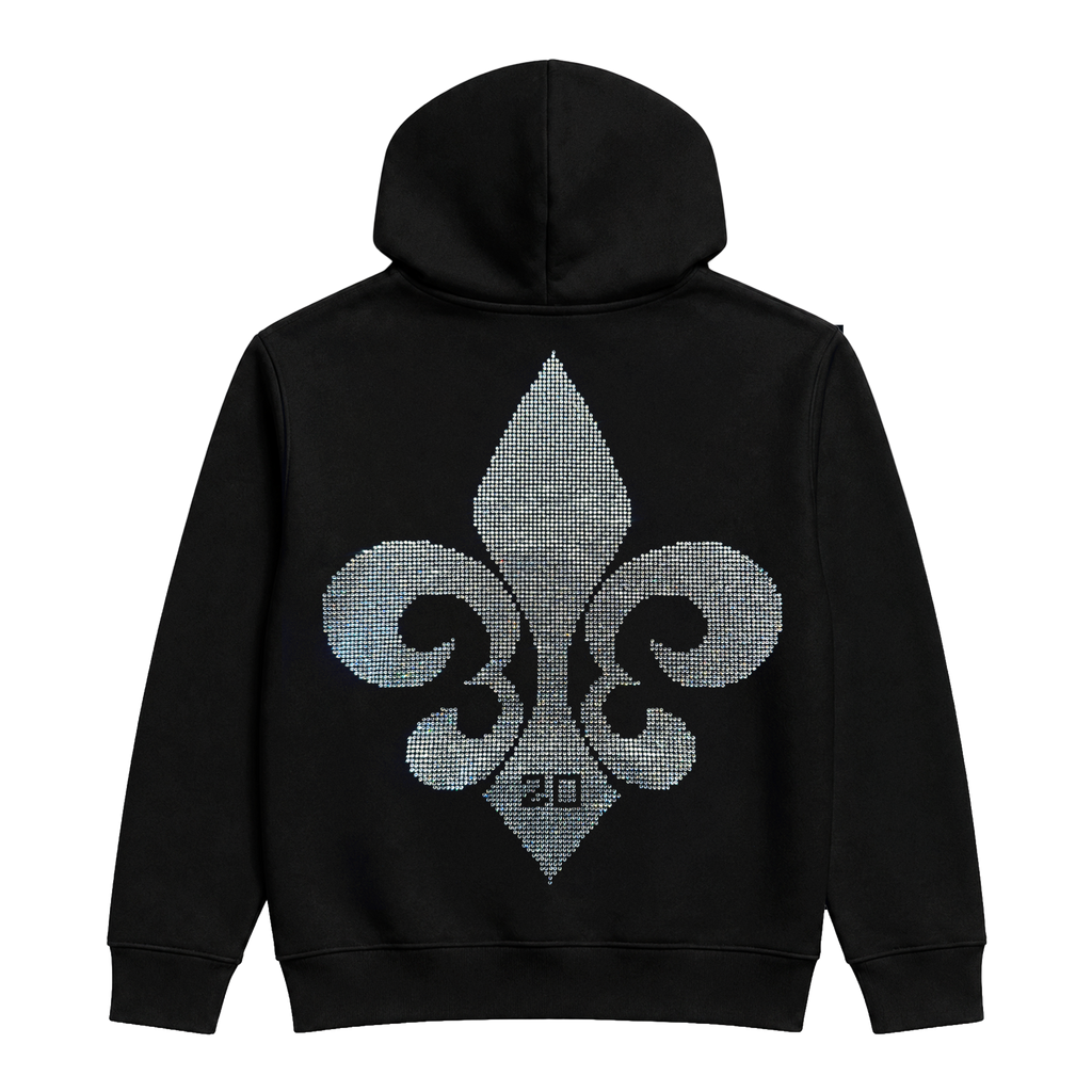 B'DAY CRYSTAL HOODIE - BLACK - image 4