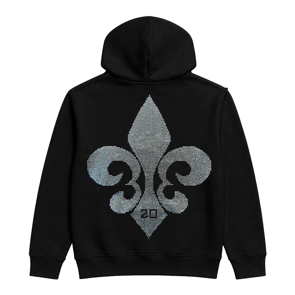 B'DAY CRYSTAL HOODIE - BLACK - image 4