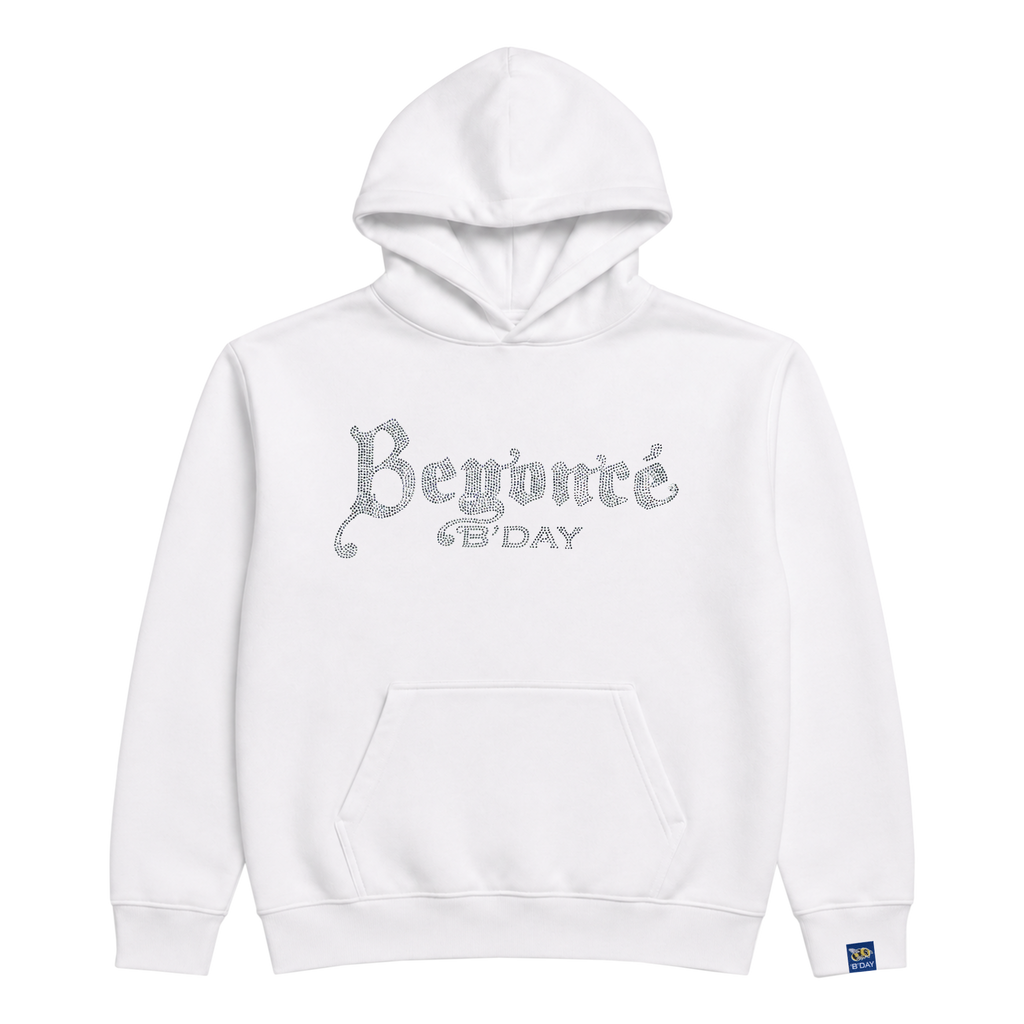B'DAY CRYSTAL HOODIE - WHITE - image 3
