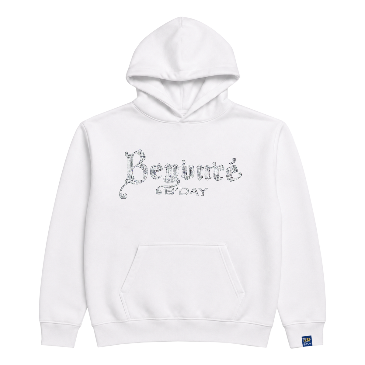 B'DAY CRYSTAL HOODIE - WHITE - image 3