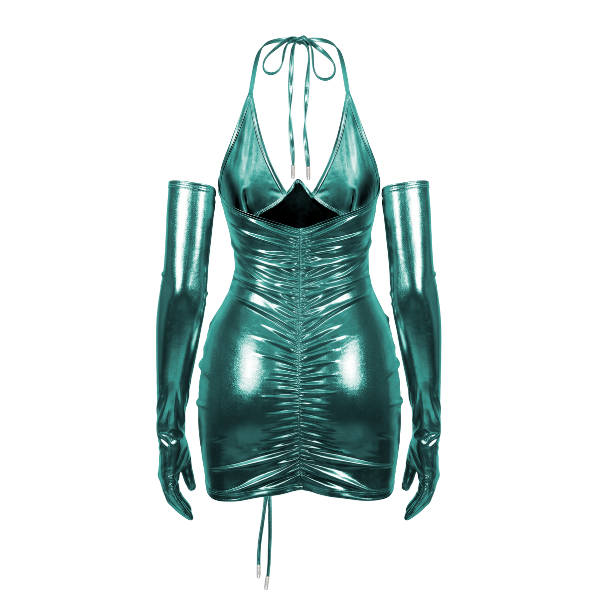 FREAKUM DRESS & GLOVES SET - GREEN - image 4