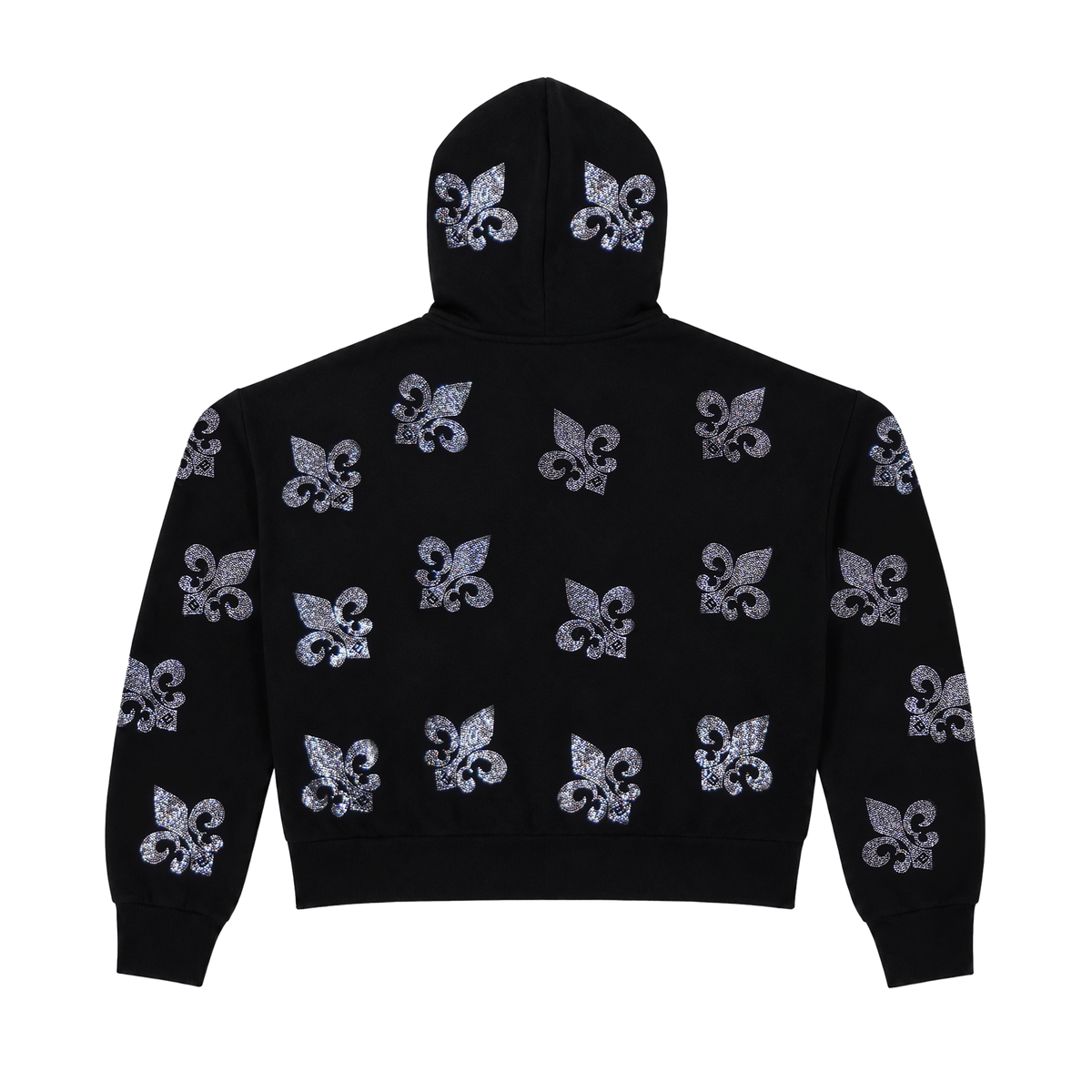 IRREPLACEABLE CROPPED CRYSTAL ZIP HOODIE - image 4